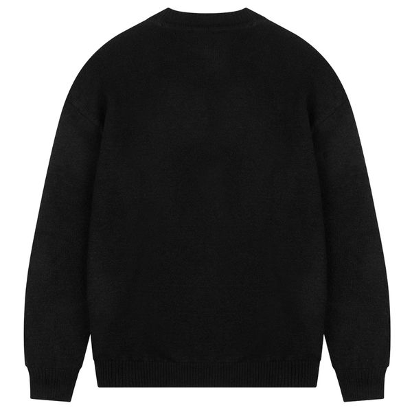 croyez fraternité knit sweater zwart