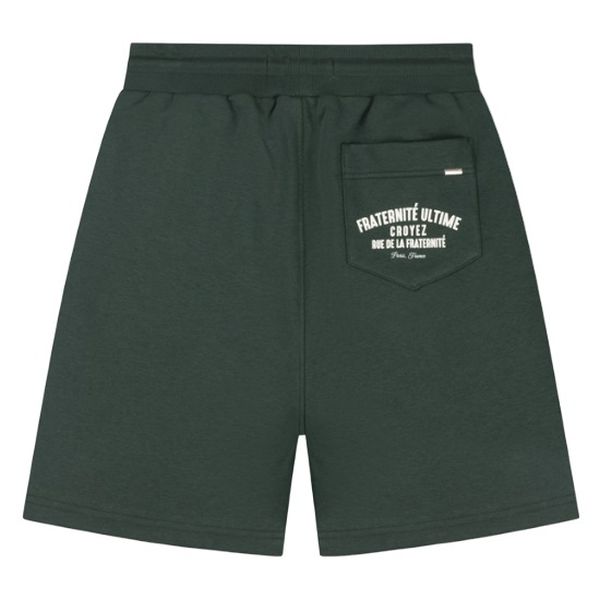 Croyez Fraternité Puff Korte Broek Donker Groen