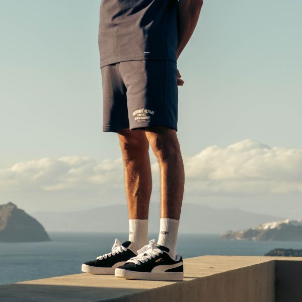 Croyez Fraternité Puff Korte Broek Navy