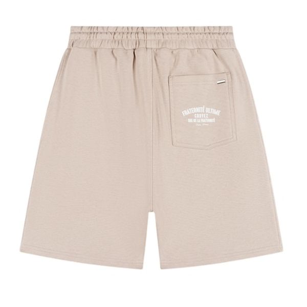 Croyez Fraternité Korte Broek Beige
