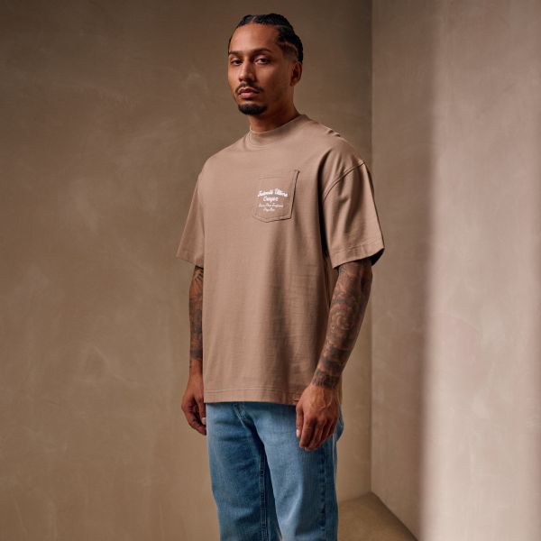 Croyez Fraternité Pocket T-shirt Beige