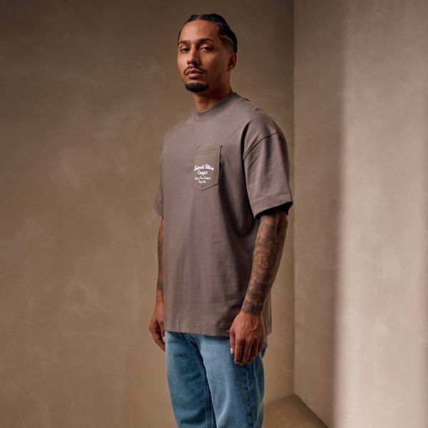 Croyez Fraternité Pocket T-shirt Grijs