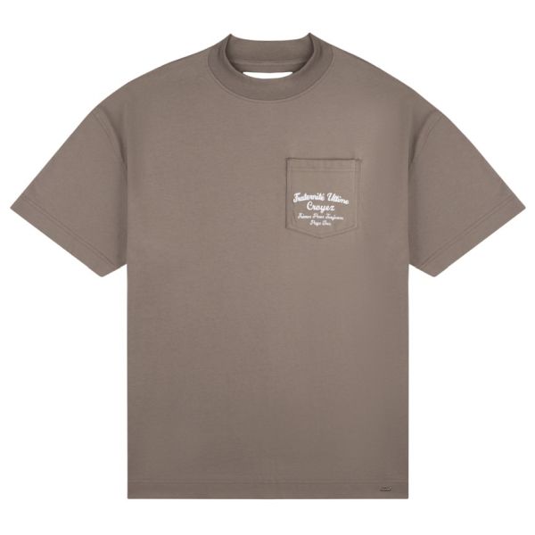 Croyez Fraternité Pocket T-shirt Grijs