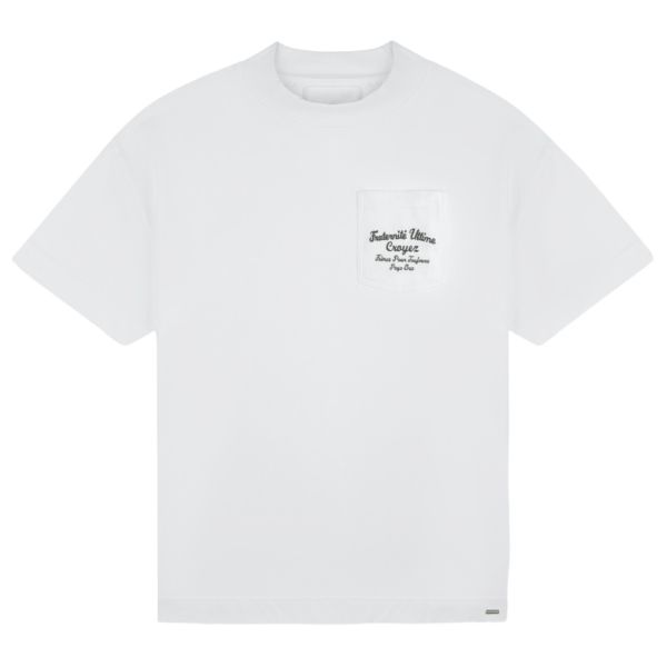 Croyez Fraternité Pocket T-shirt Wit