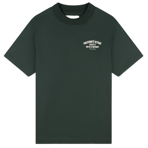 Croyez Fraternité Puff T-shirt Donker Groen