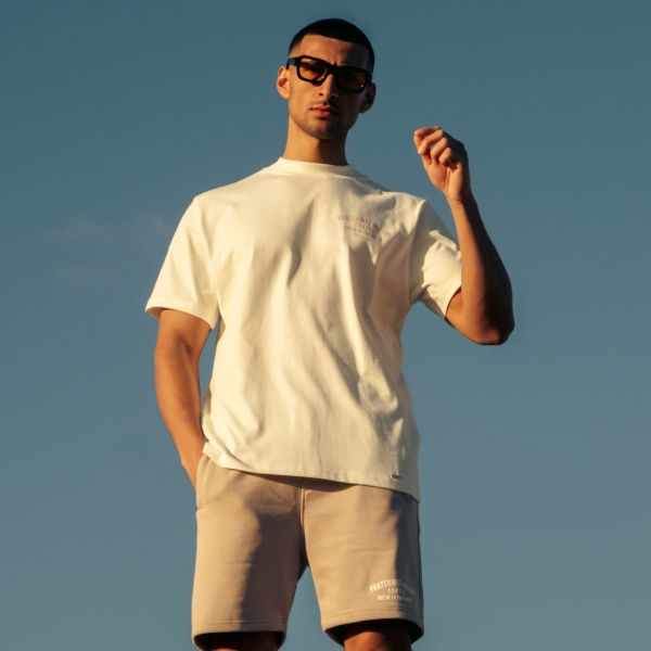 Croyez Fraternité Puff T-shirt Off White Beige