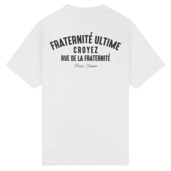 Croyez Fraternité Puff T-shirt Wit