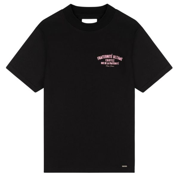 Croyez Fraternité Puff T-shirt Zwart