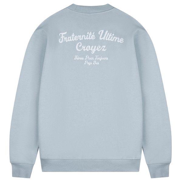 croyez fraternité sweater blauw