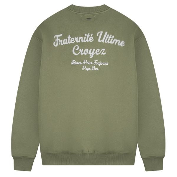 Croyez Fraternité Sweater Donker Groen