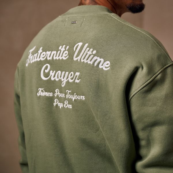 Croyez Fraternité Sweater Donker Groen