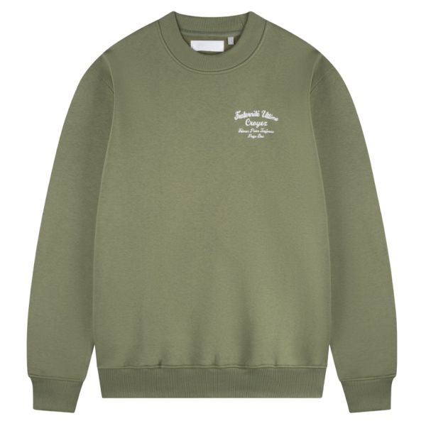 Croyez Fraternité Sweater Donker Groen