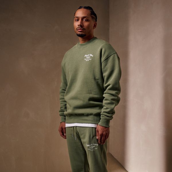 Croyez Fraternité Sweater Donker Groen