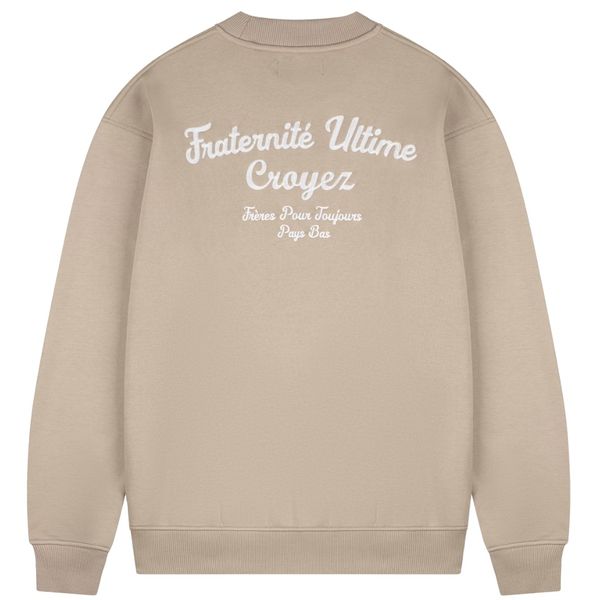 croyez fraternité sweater khaki