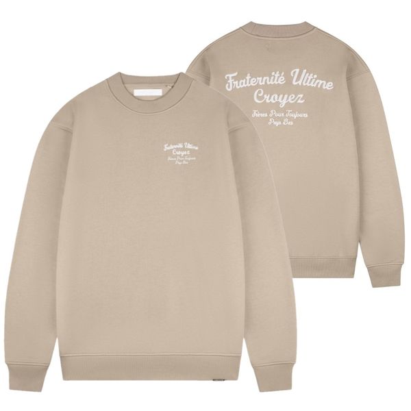 croyez fraternité sweater khaki
