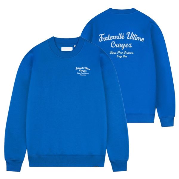 croyez fraternité sweater kobalt