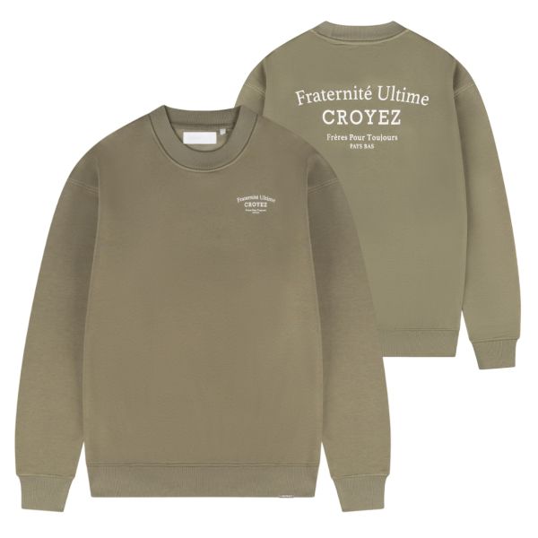 Croyez Fraternité Sweater Olive