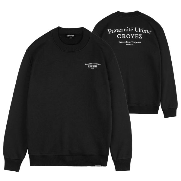 Croyez Fraternité Sweater Zwart