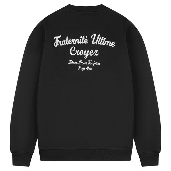 croyez fraternité sweater zwart
