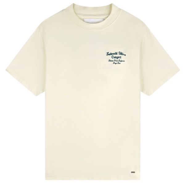 Croyez Fraternité T-shirt Beige/Blauw