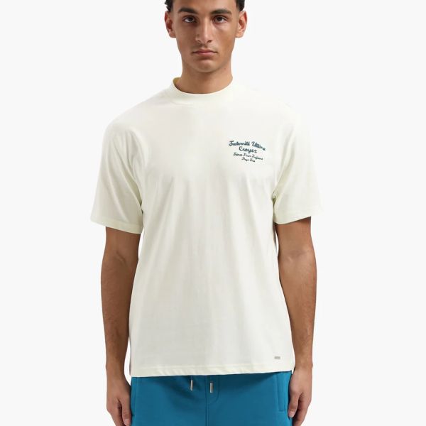 Croyez Fraternité T-shirt Beige/Blauw