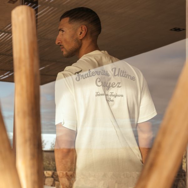 Croyez Fraternité T-shirt Beige/Groen