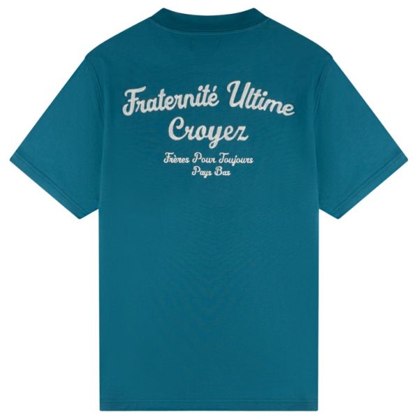 Croyez Fraternité T-shirt Blauw
