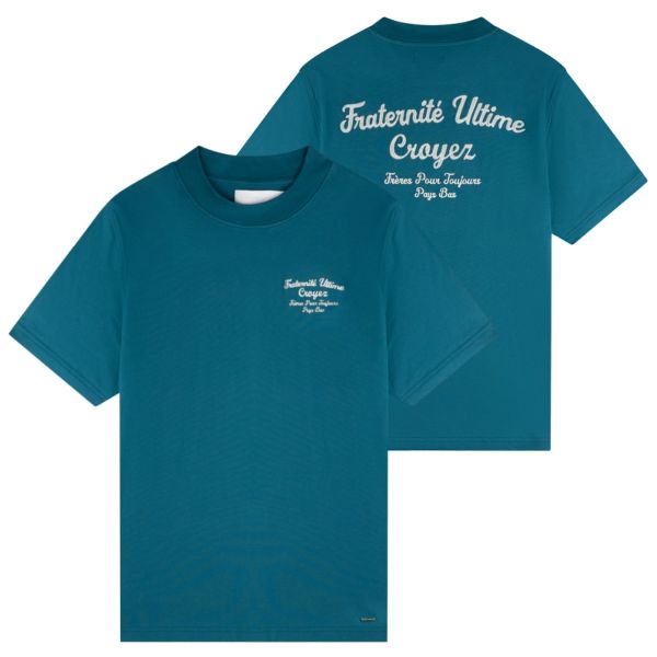 Croyez Fraternité T-shirt Blauw