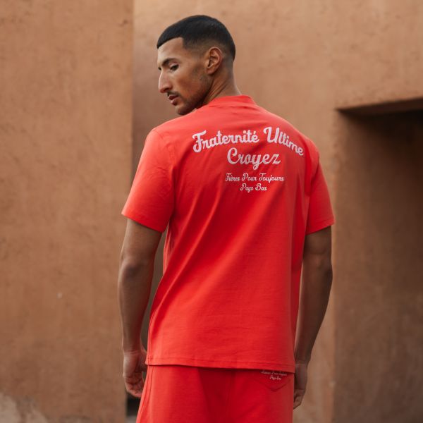 Croyez Fraternité T-shirt Coral