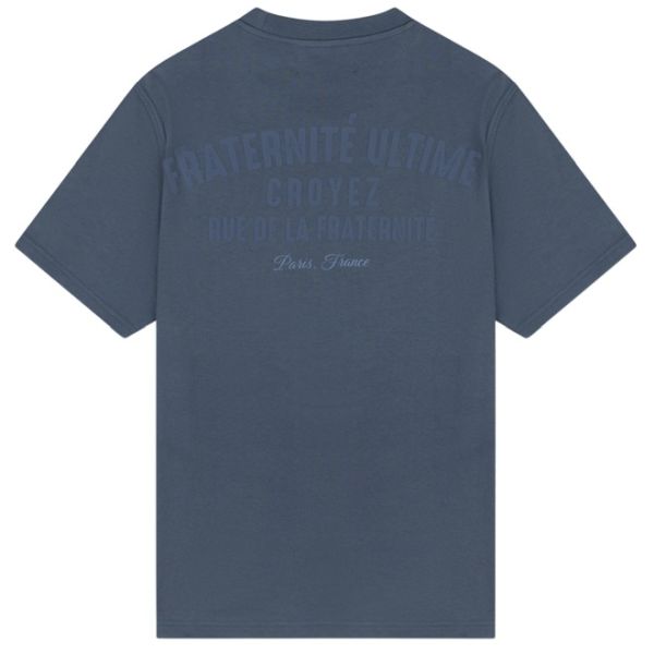 Croyez Fraternité T-shirt Blauw