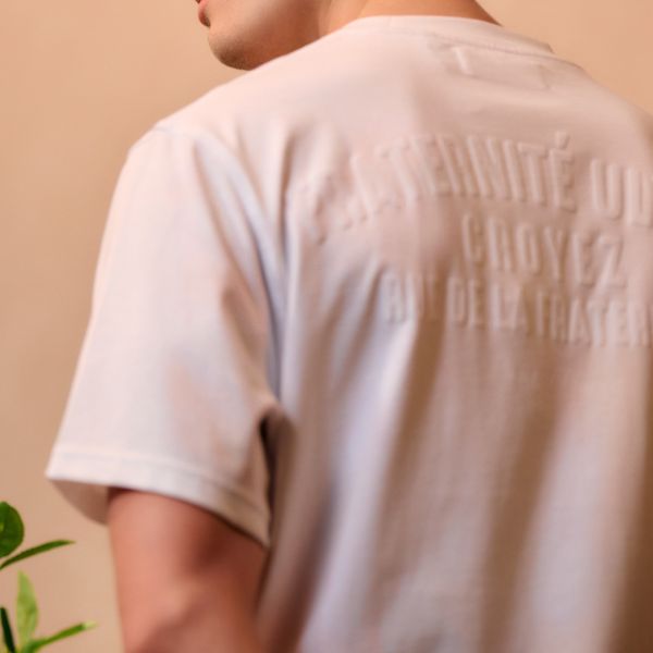 Croyez Fraternité T-shirt Wit
