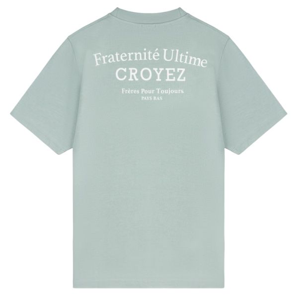 Croyez Fraternité T-shirt Blauw
