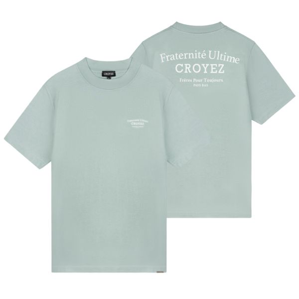 Croyez Fraternité T-shirt Blauw