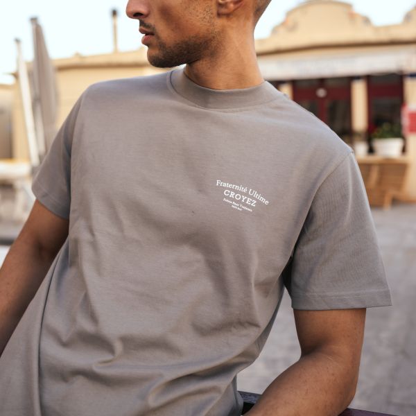Croyez Fraternité T-shirt Grijs