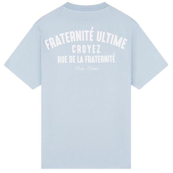 Croyez Fraternité T-shirt Licht Blauw