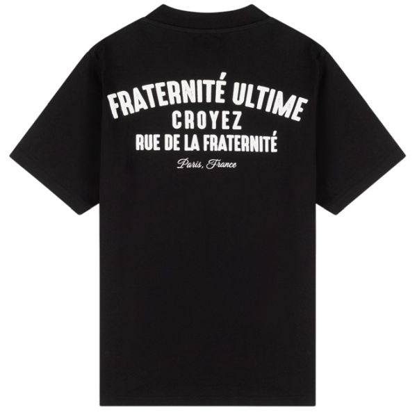 Croyez Fraternité T-shirt Zwart