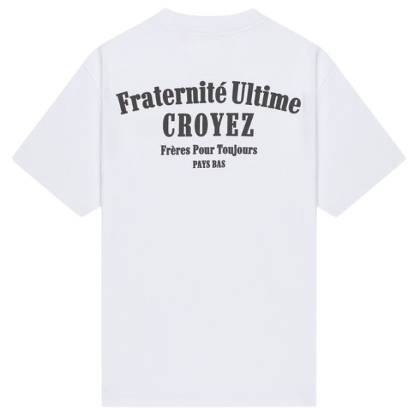 Croyez Fraternité T-shirt Wit