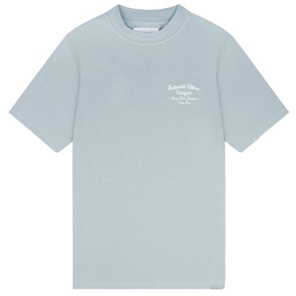 croyez fraternité t-shirt blauw