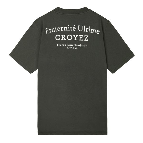 Croyez Fraternité T-Shirt Donker Groen