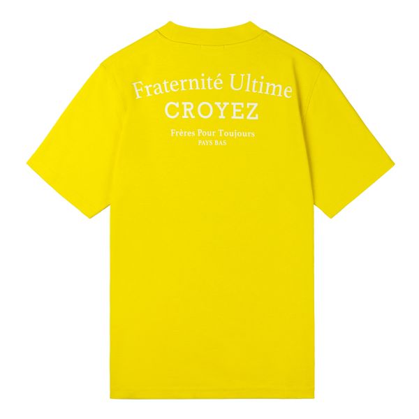 Croyez Fraternité T-Shirt Geel