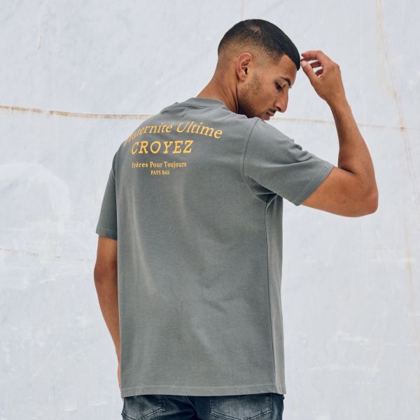 Croyez Fraternité T-shirt Grijs