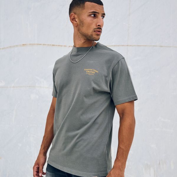 Croyez Fraternité T-shirt Grijs