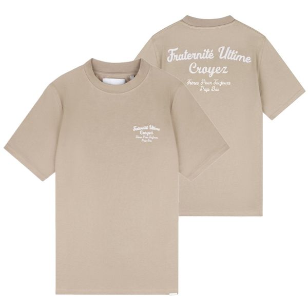 croyez fraternité t-shirt khaki