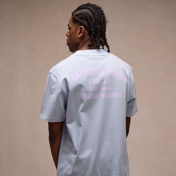 Croyez Fraternité T-shirt Licht Blauw