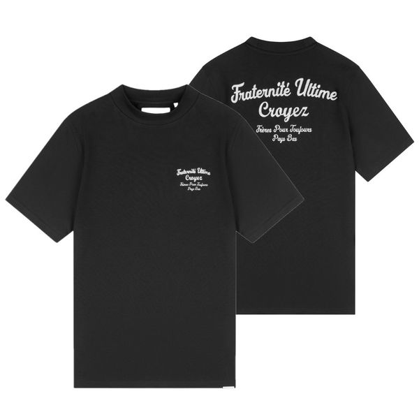 croyez fraternité t-shirt zwart