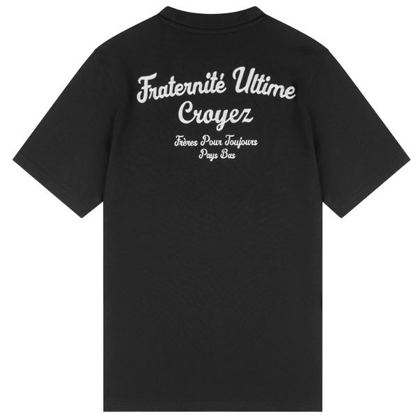 croyez fraternité t-shirt zwart