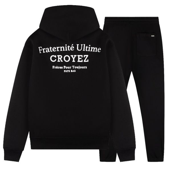 Croyez Fraternité Trainingspak Zwart