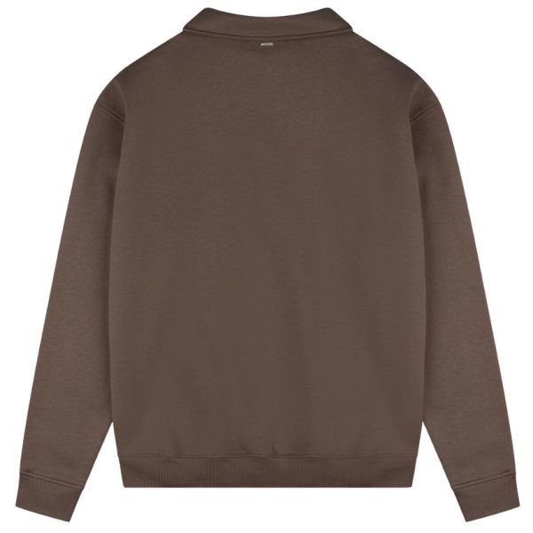 Croyez Fraternité Ultime Half Zip Sweater Bruin
