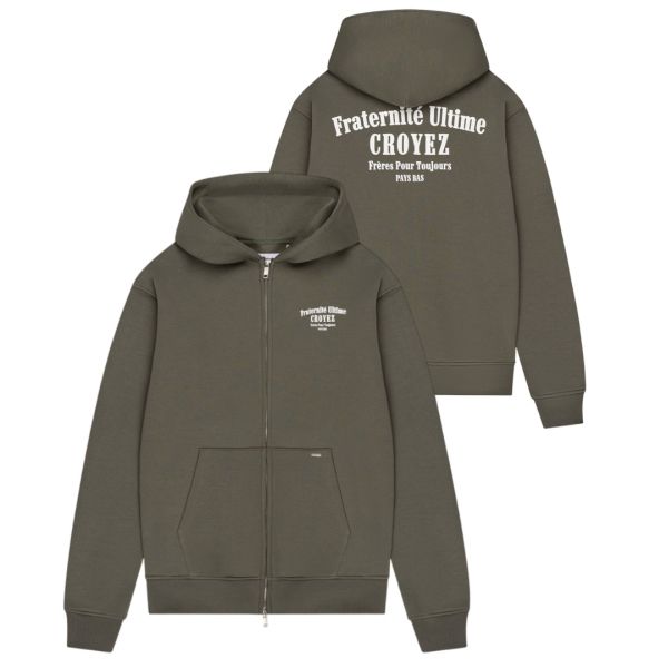 Croyez Fraternité Vest Donker Groen