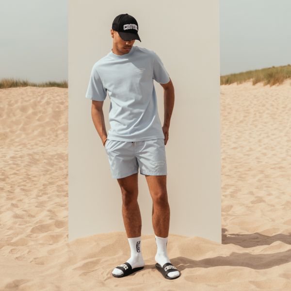 Croyez Fraternité Zwembroek Licht Blauw